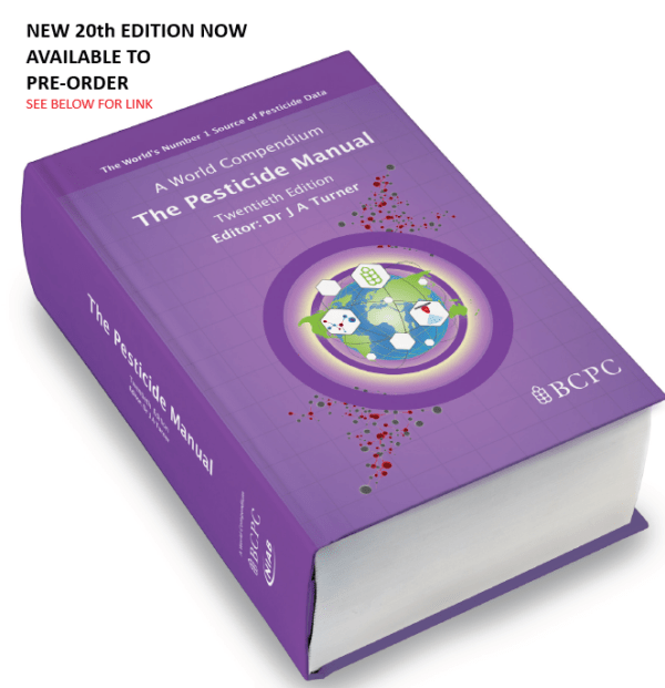 Pesticide Manual 20th Edition - Pre-Order
